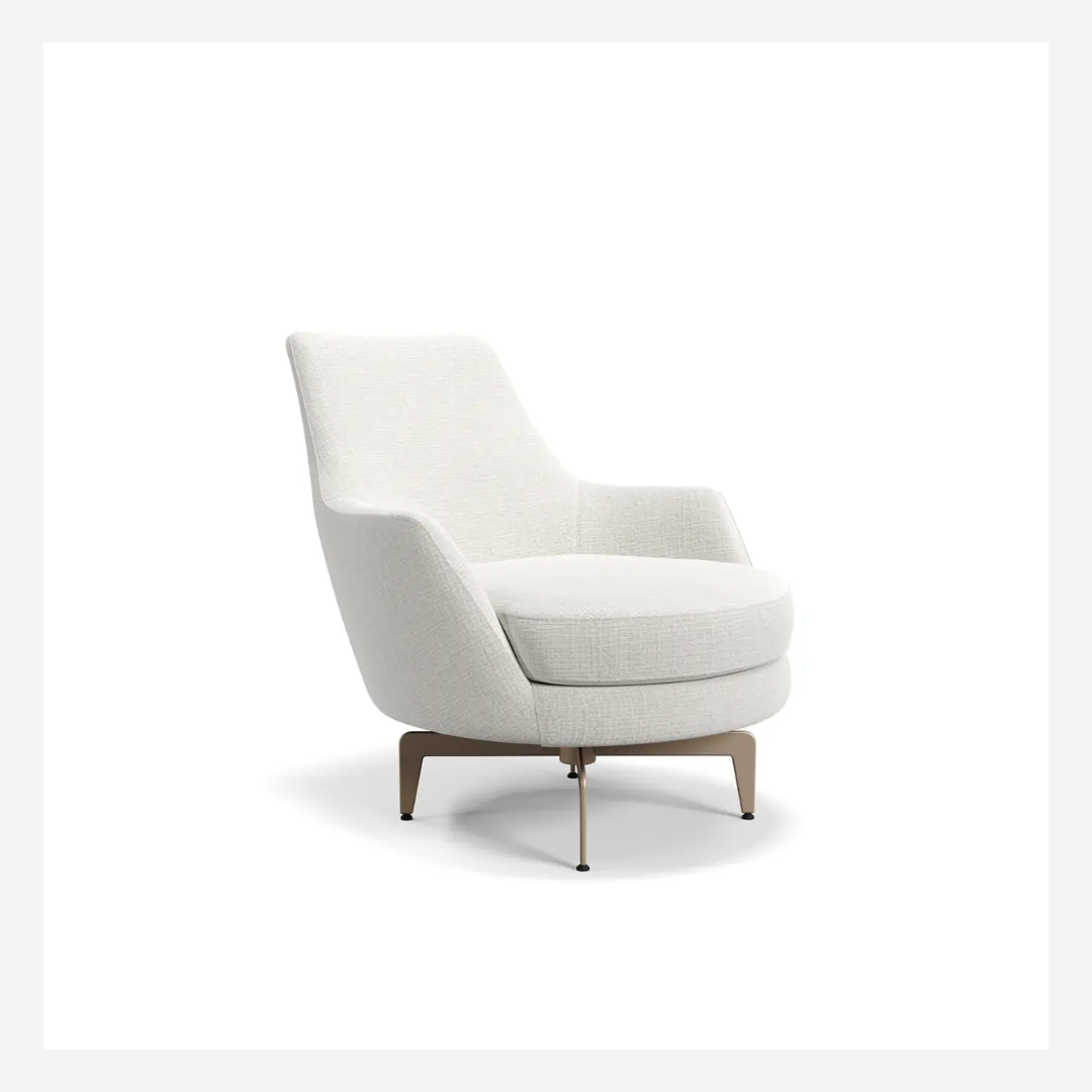 Aghata Accent Chair & Ottoman