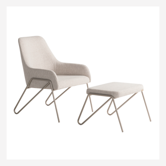 Adria Accent Chair & Ottoman