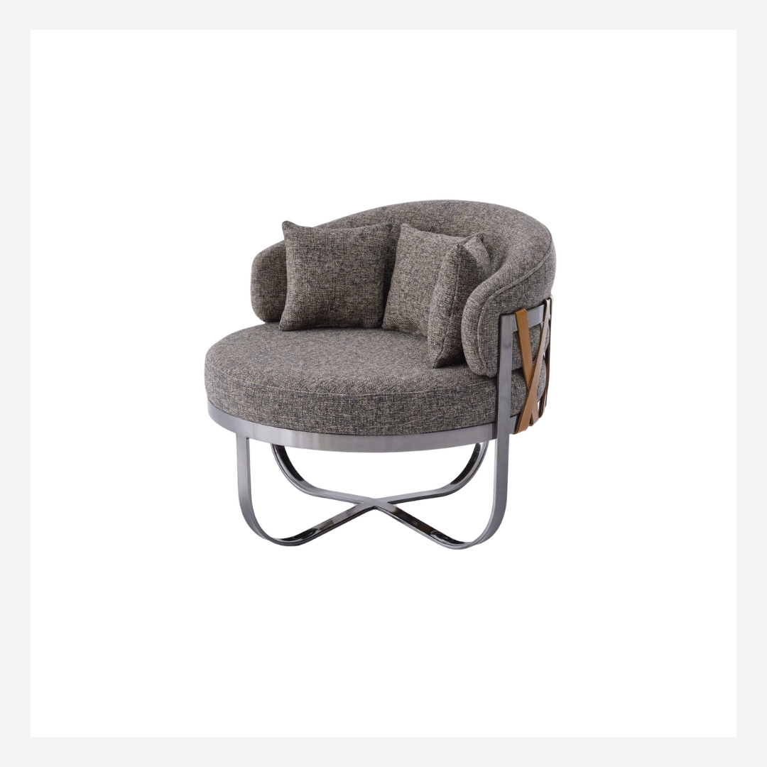 Azaleia Accent Chair & Chaise - LUXUS MAISON