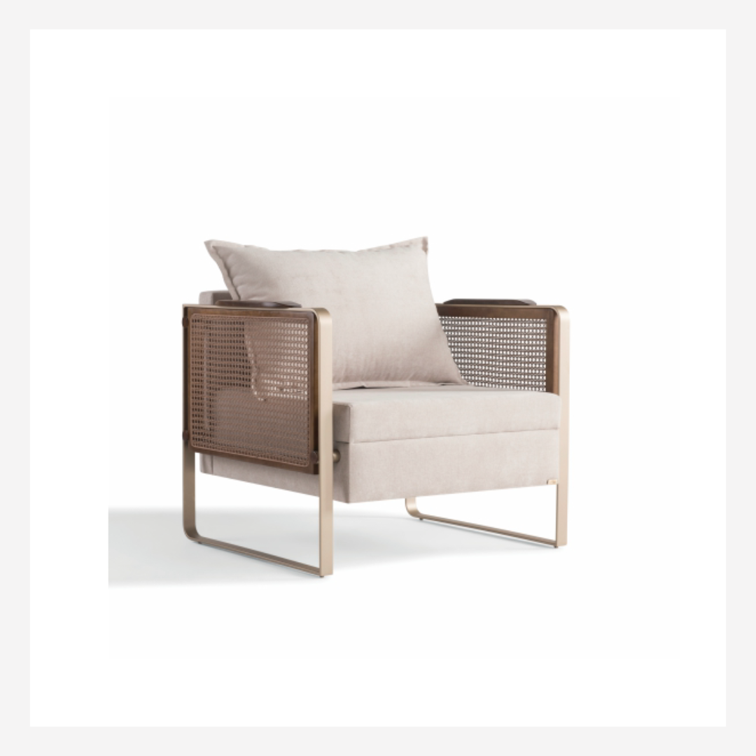Ari Accent Chair & Ottoman