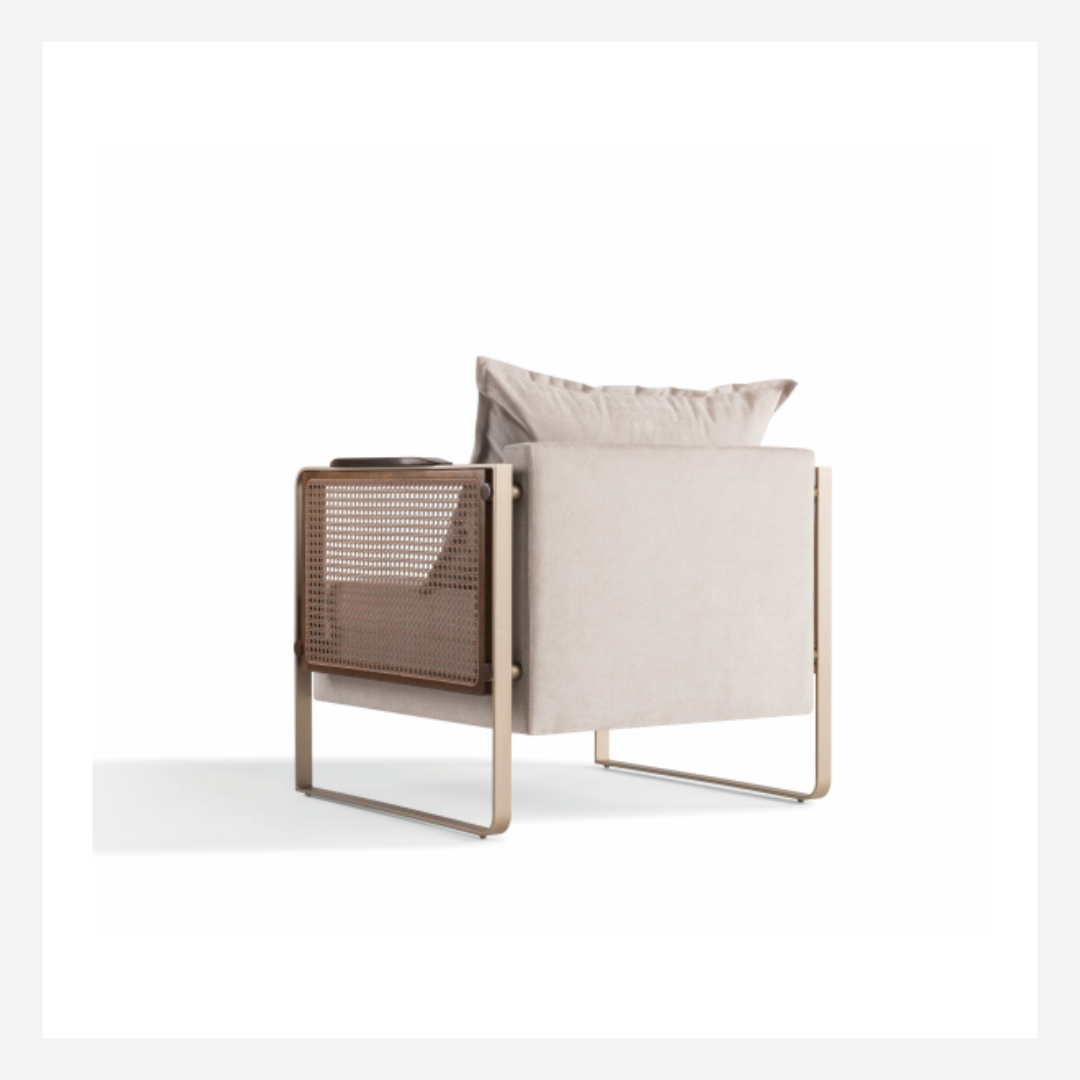 Ari Accent Chair & Ottoman