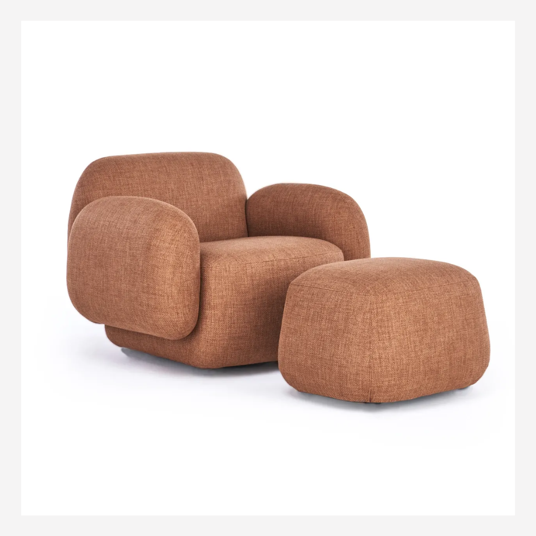 Harper Accent Chair & Ottoman