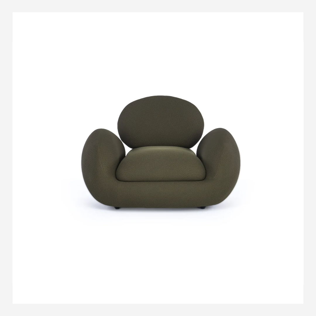 Orbe Accent Chair & Ottoman