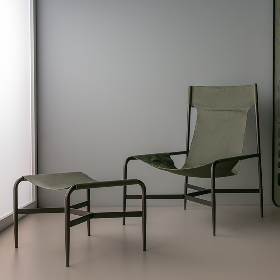 Bruta Accent Chair & Ottoman