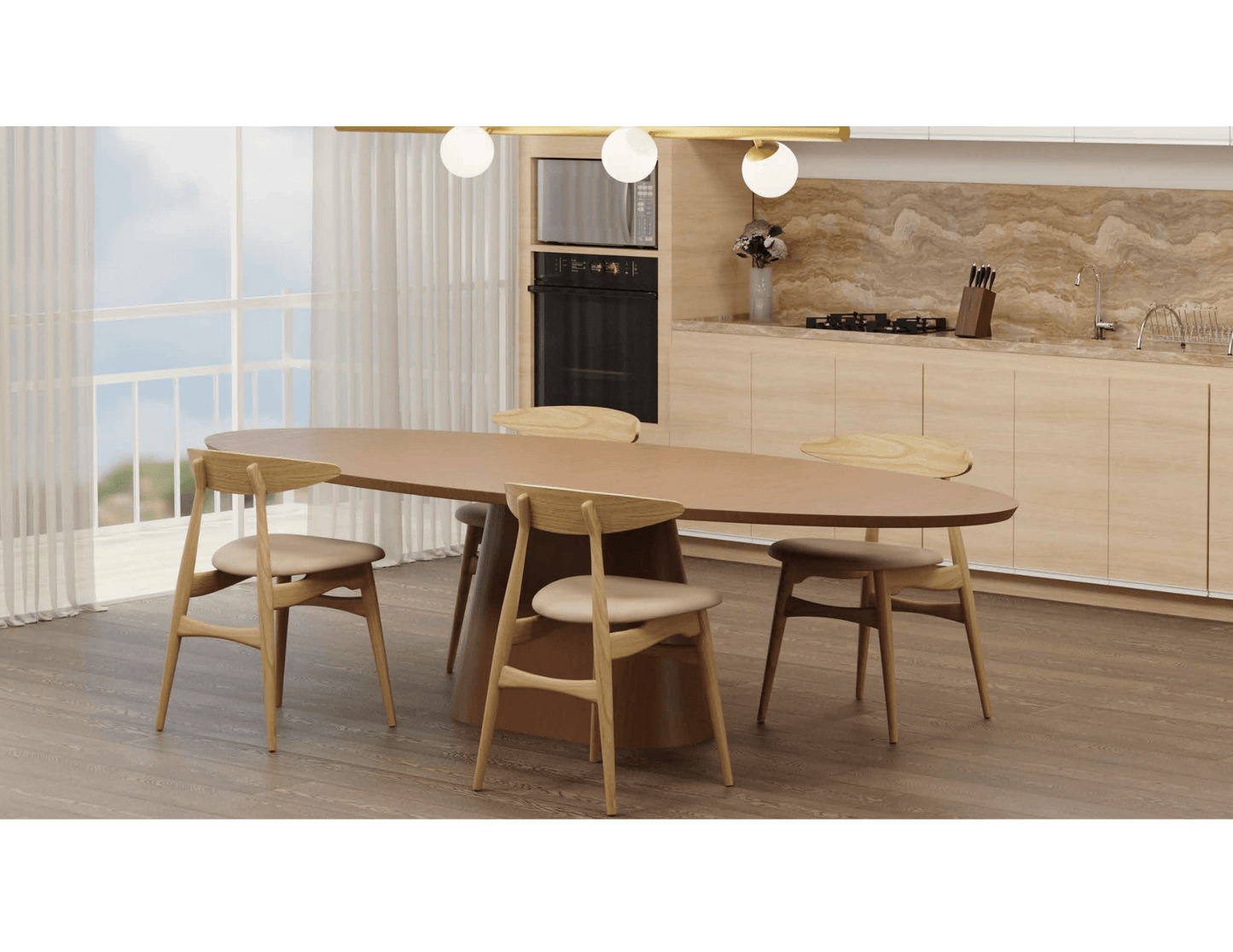 Alba Arb Dining Table - LUXUS MAISON
