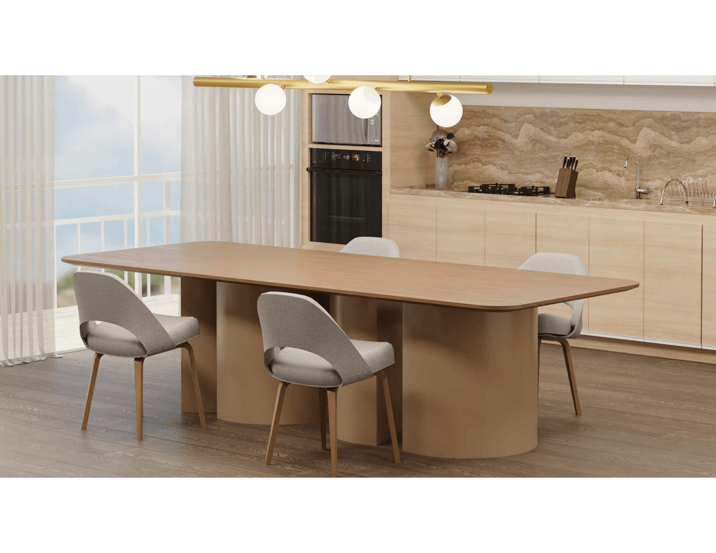 Linea Arb Dining Table - LUXUS MAISON