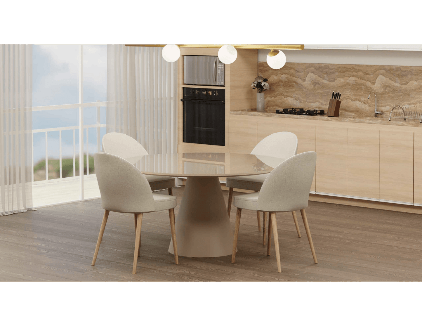 Luna Arb Dining Table - LUXUS MAISON