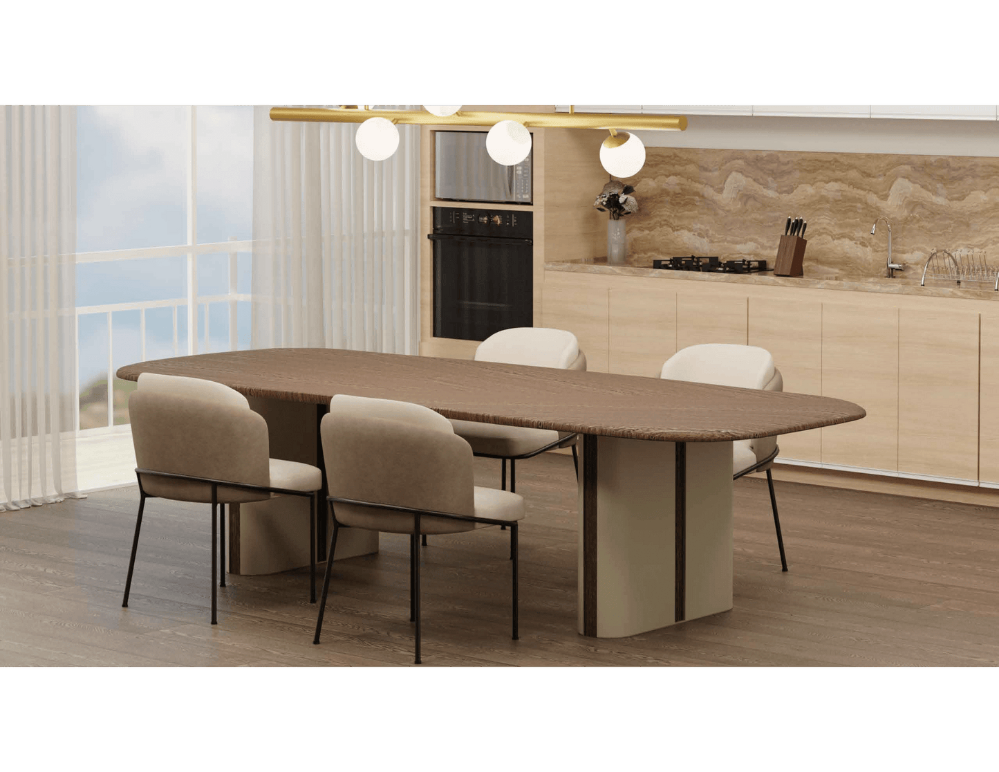 Vena Arb Dining Table - LUXUS MAISON