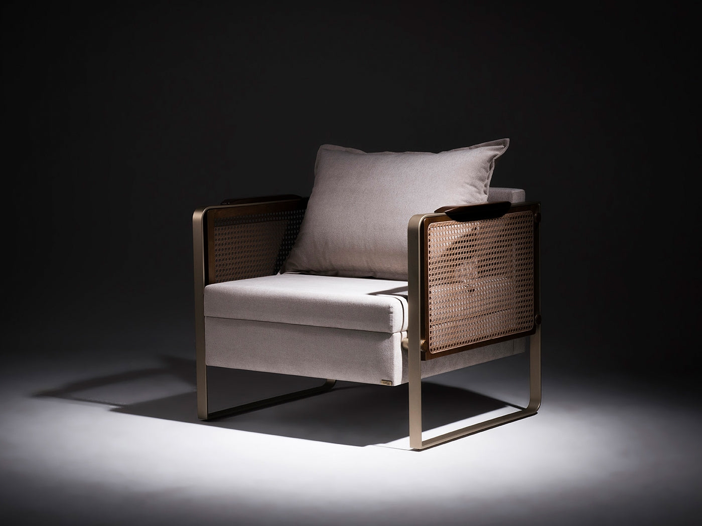 Ari Accent Chair & Ottoman