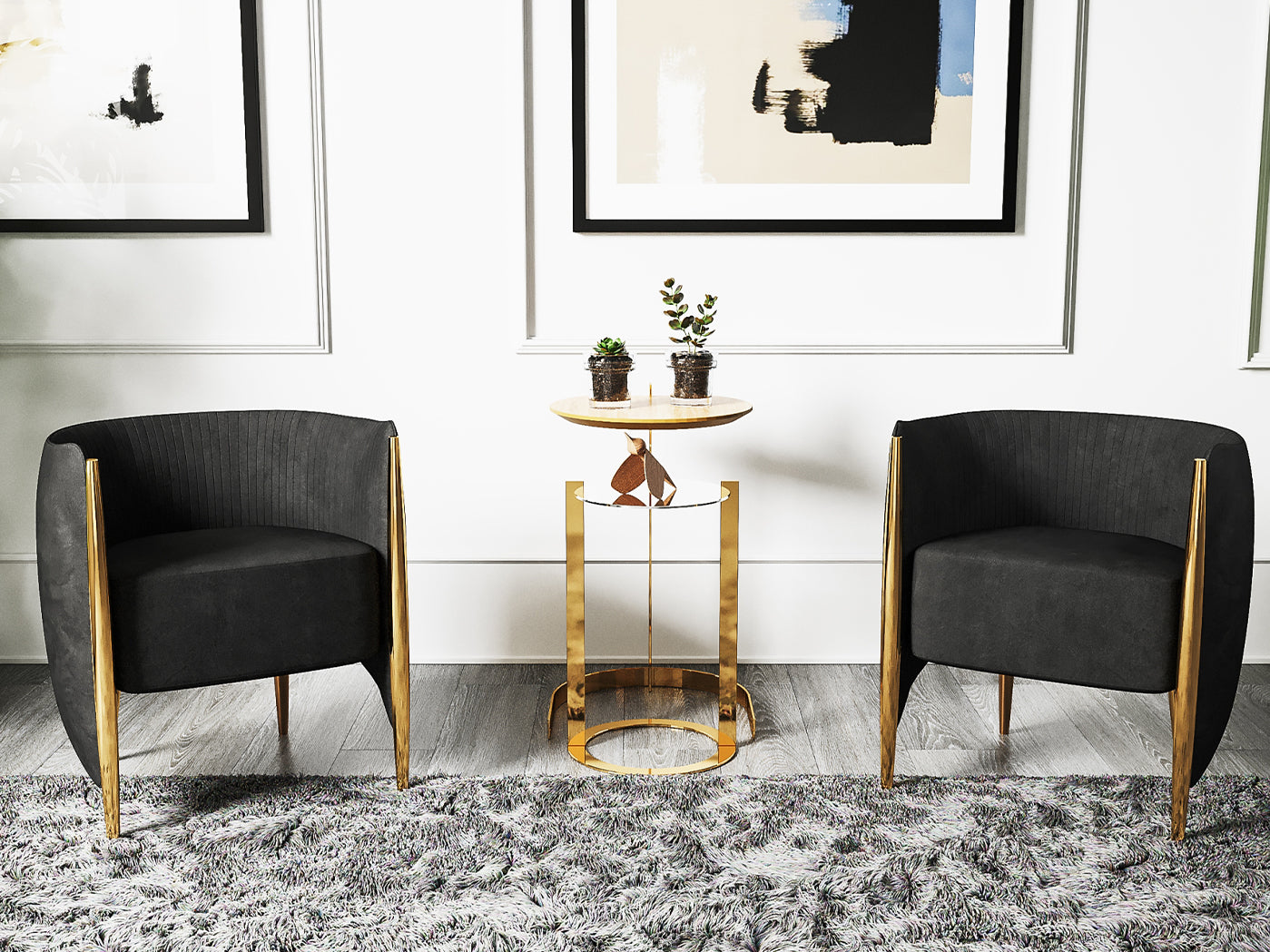 Aro & Axis Coffee & Side Table
