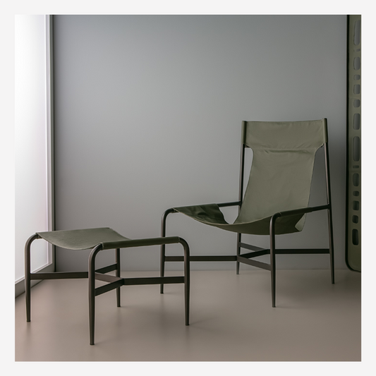 Bruta Accent Chair & Ottoman