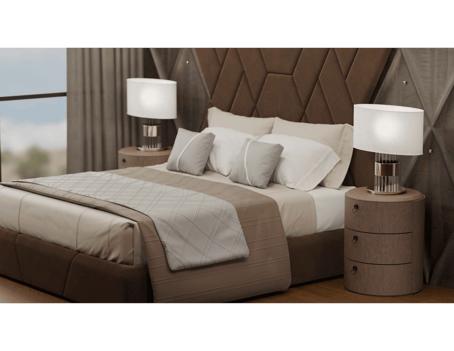 Corteccia Nightstand - LUXUS MAISON
