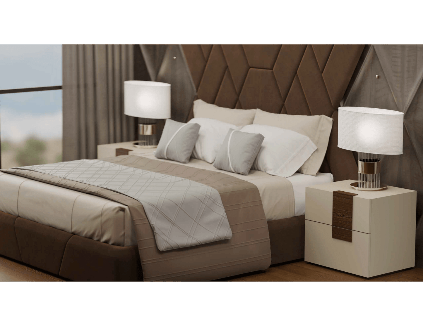 Essenziale Nightstand - LUXUS MAISON