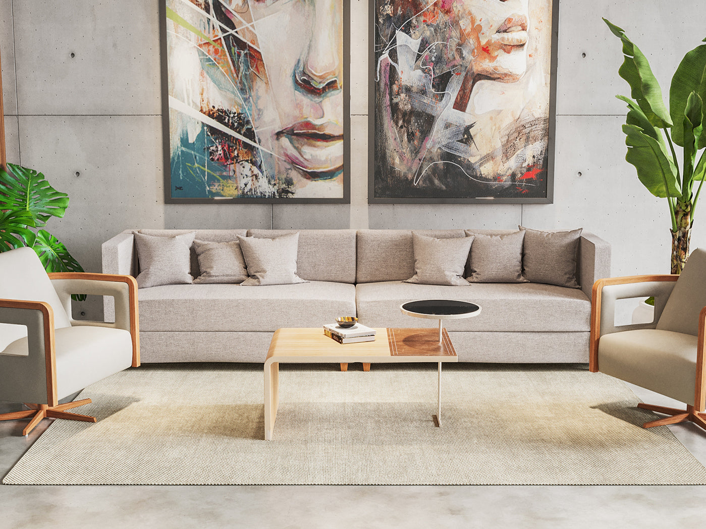 Lipe Coffee & Side Table