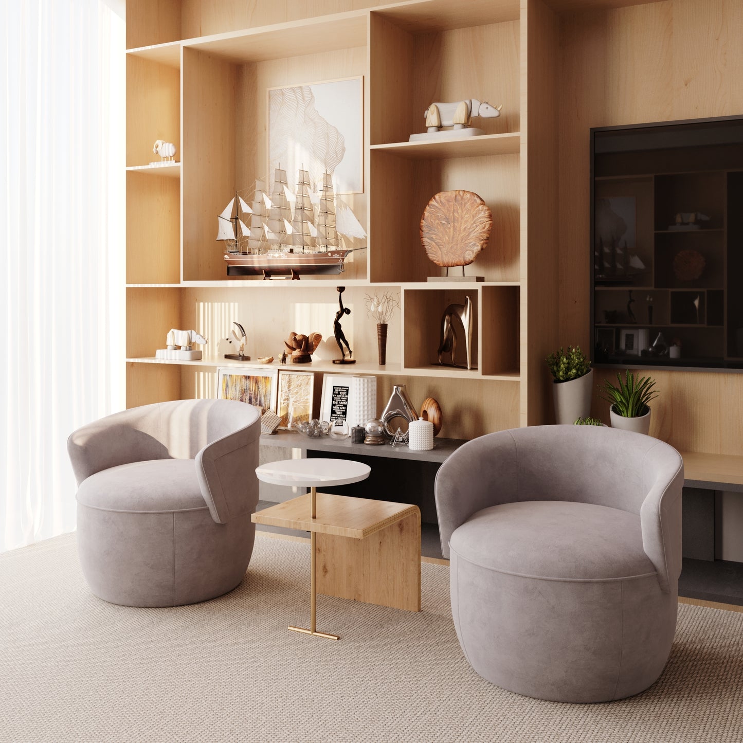 Lipe Coffee & Side Table