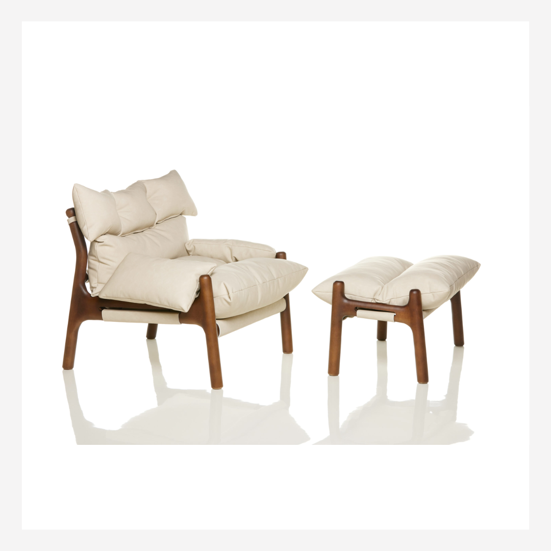 Maria Accent Chair & Ottoman