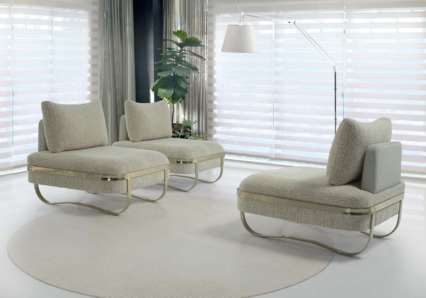 Nebula Accent Chair & Ottoman