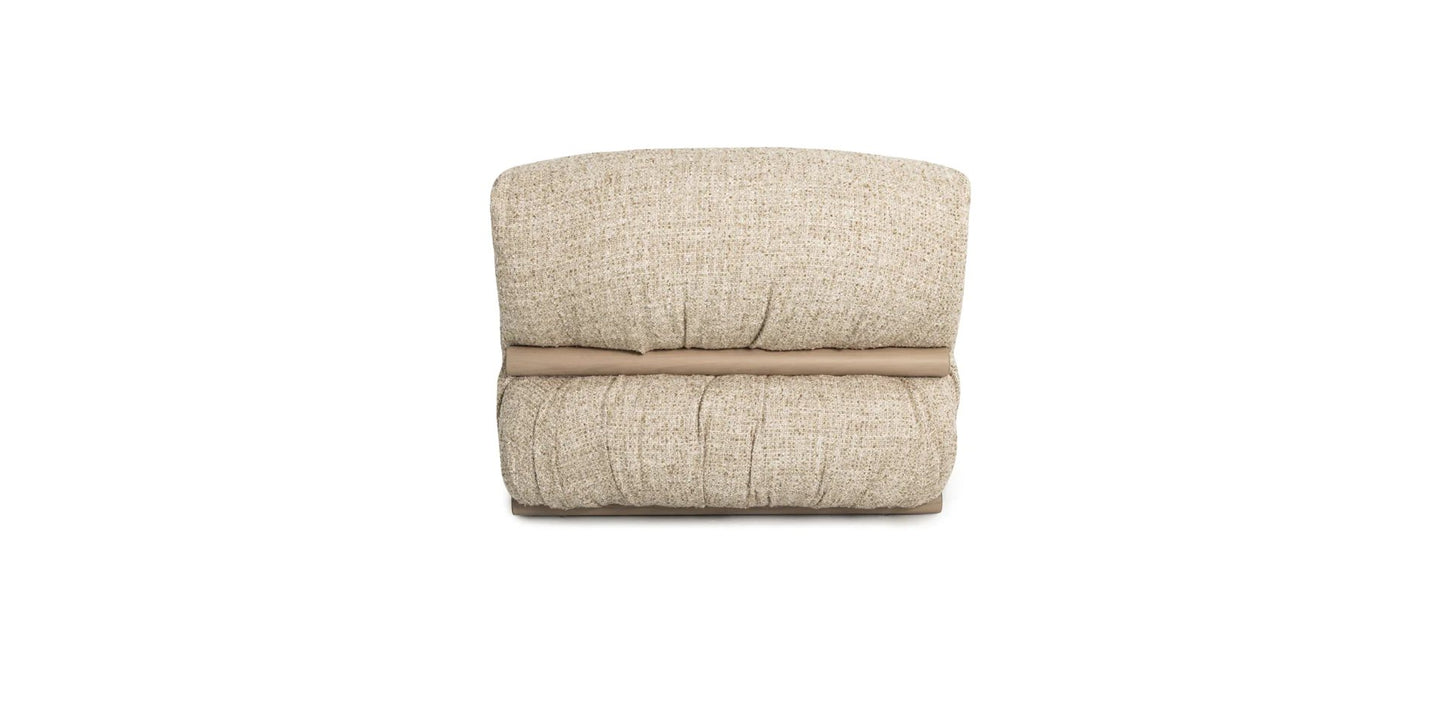 Pli Accent Chair & Ottoman - LUXUS MAISON