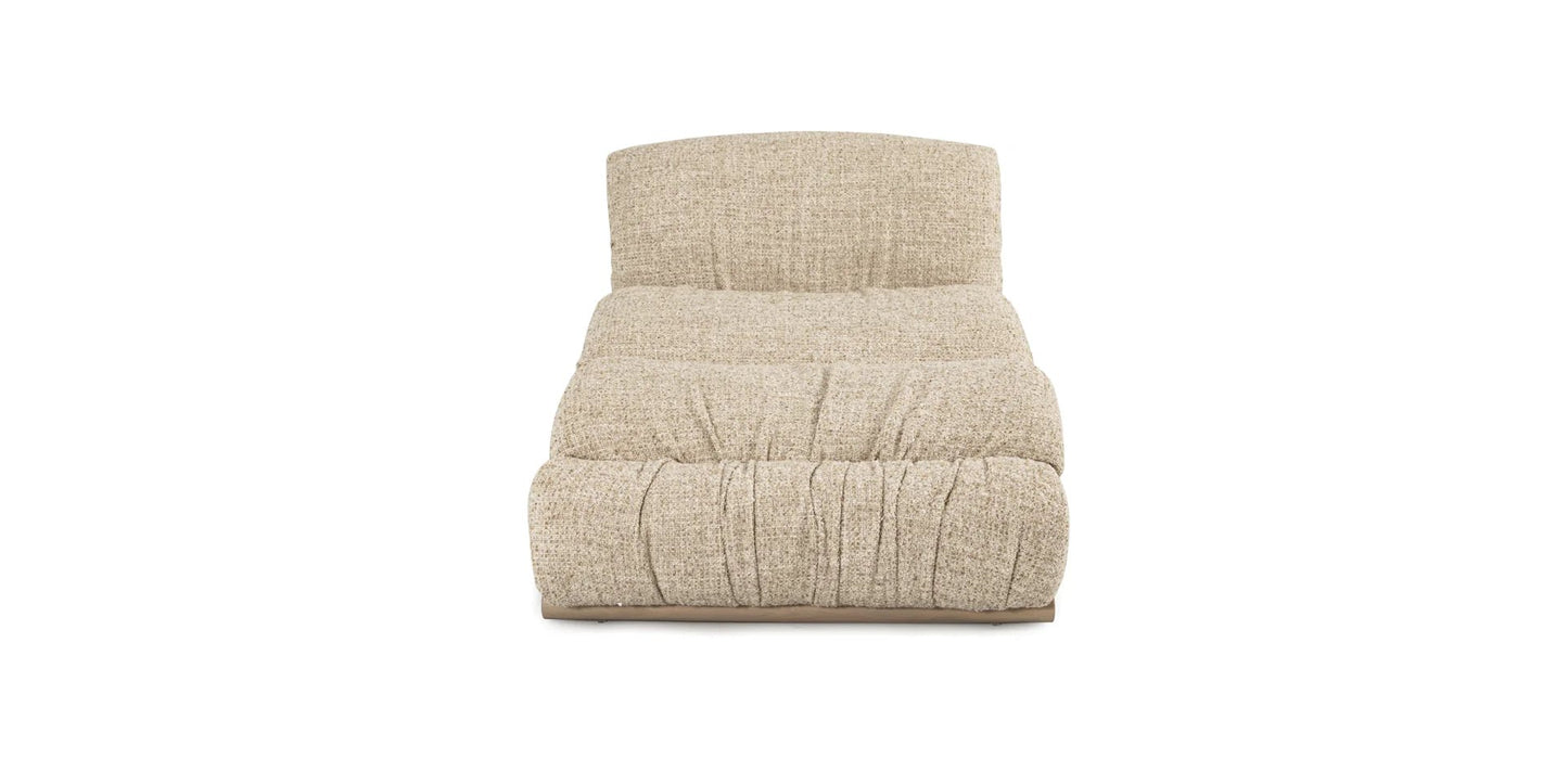 Pli Accent Chair & Ottoman - LUXUS MAISON