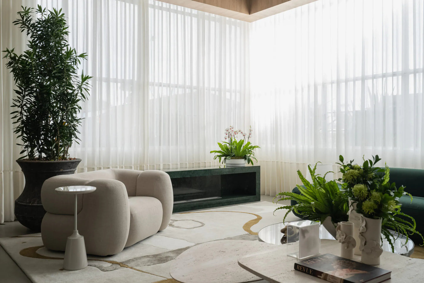 Pomme Accent Chair & Ottoman