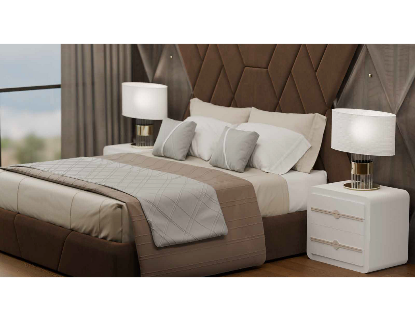 Velluto Arb Nightstand