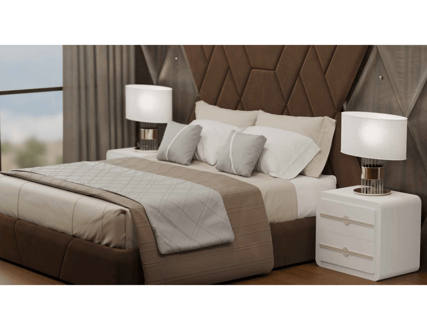 Velluto Nightstand - LUXUS MAISON