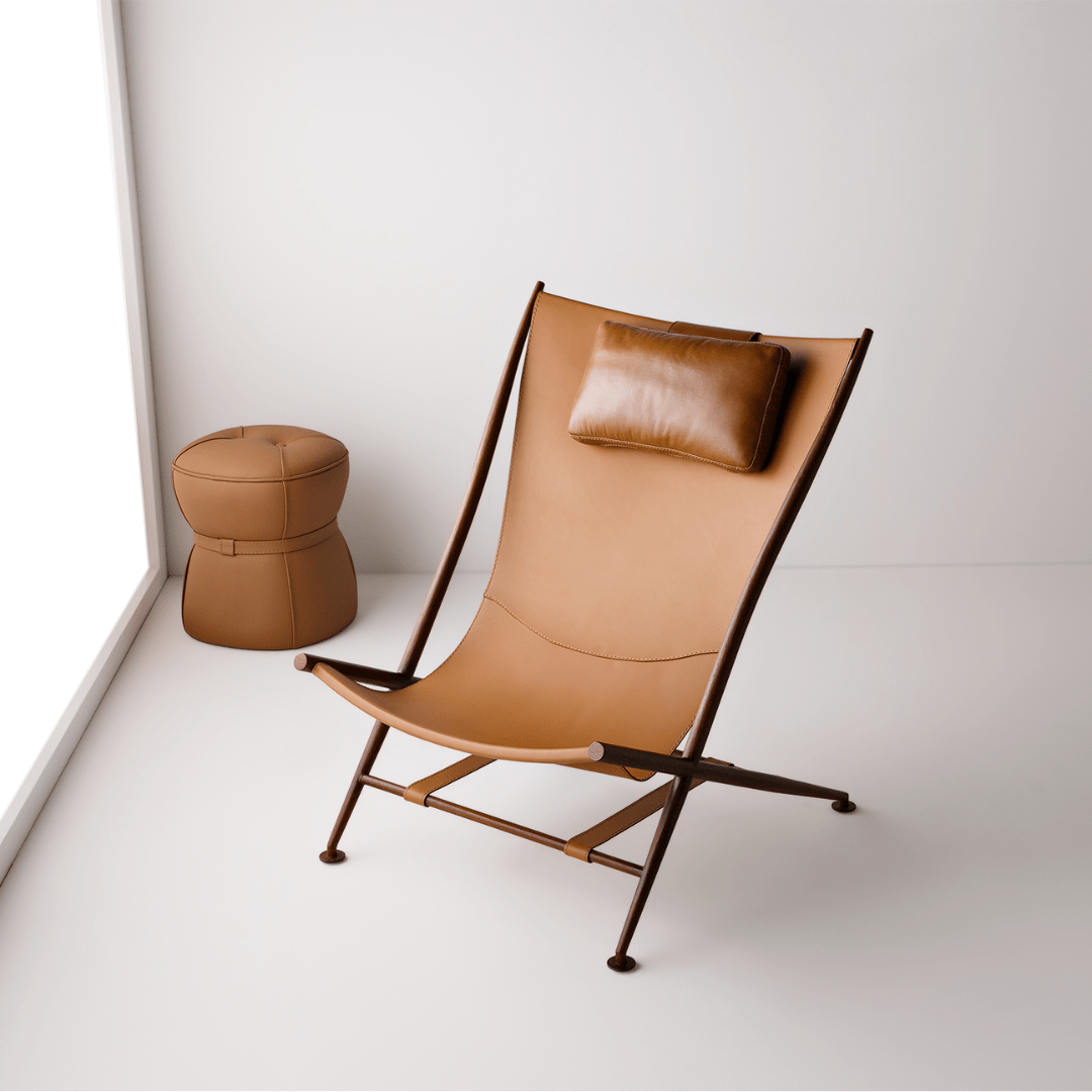 Von Accent Chair & Ottoman - LUXUS MAISON