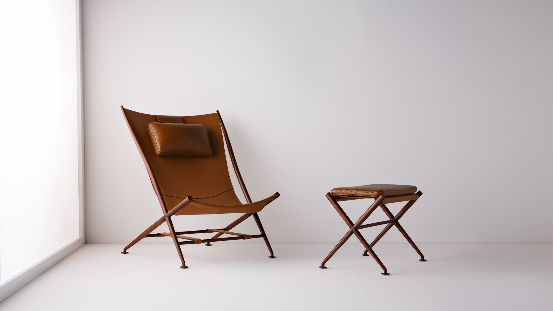 Von Accent Chair & Ottoman - LUXUS MAISON