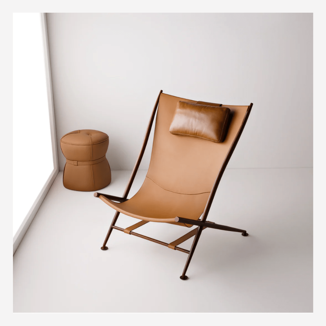 Von Accent Chair & Ottoman - LUXUS MAISON