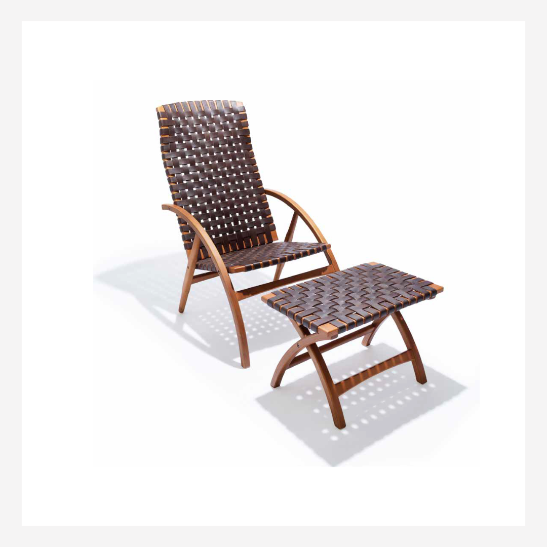 Flexa Indoor & Outdoor Accent Chair & Ottoman