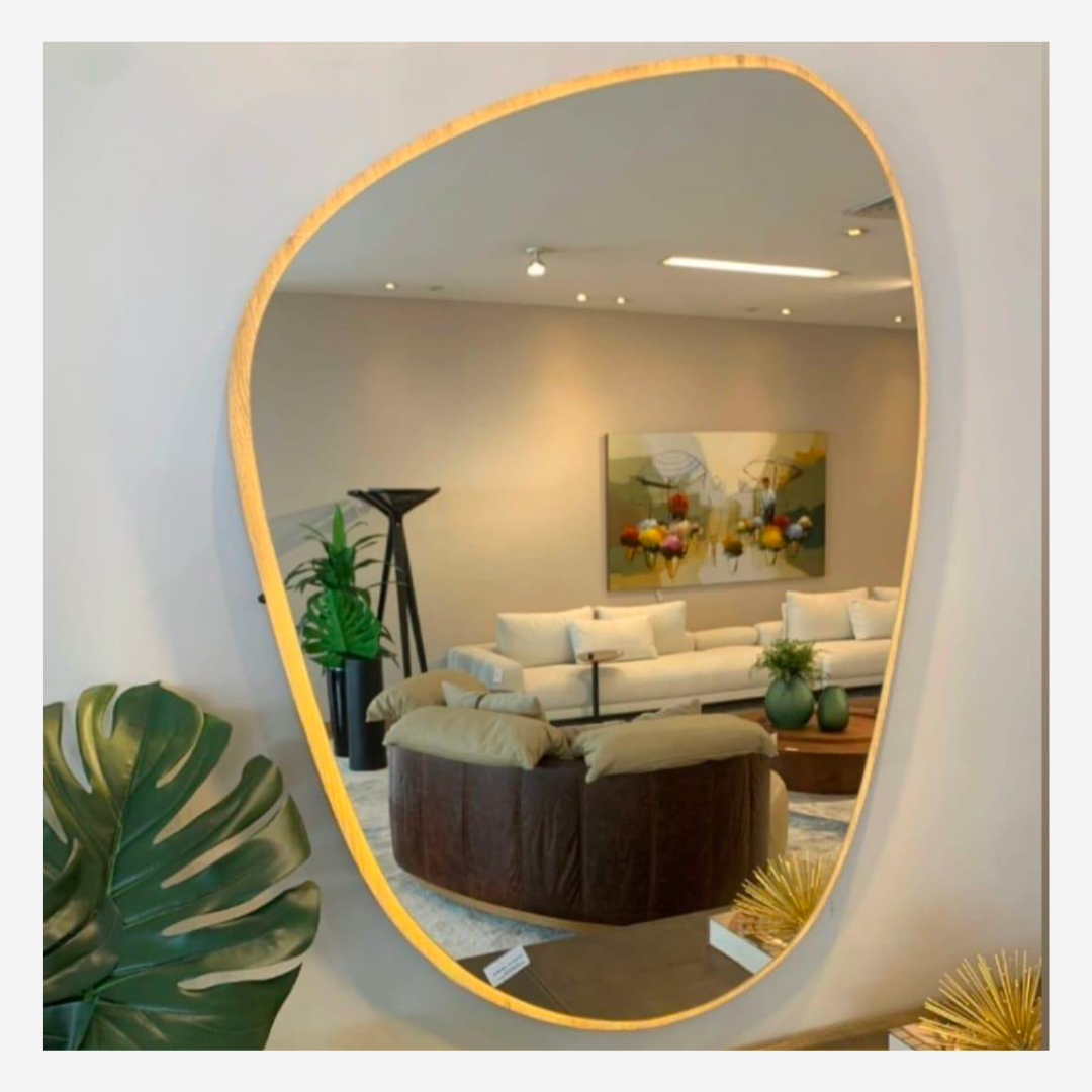 Organic Collection Dam LED Mirror