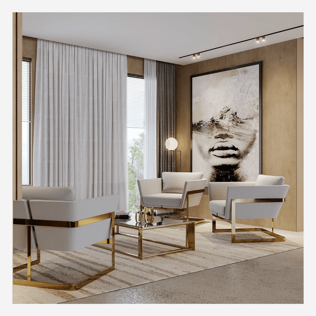 Galant Accent Chair - LUXUS MAISON
