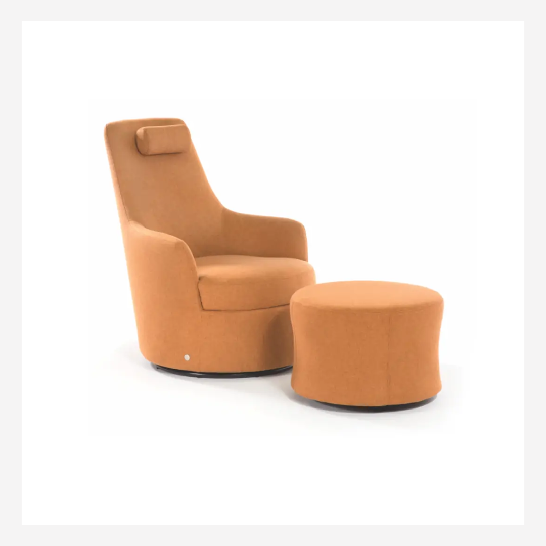 Hueva Accent Chair & Ottoman