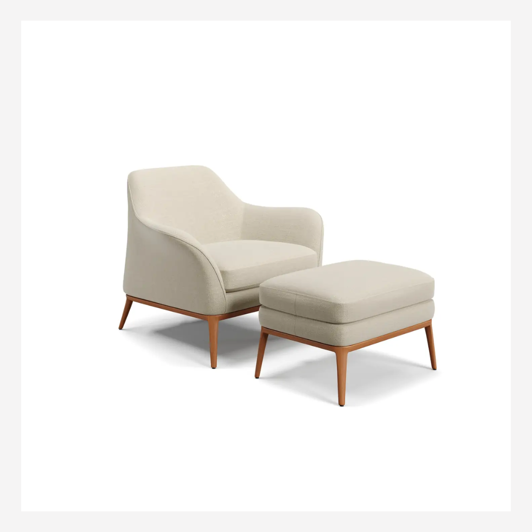 Almeria Accent Chair & Ottoman