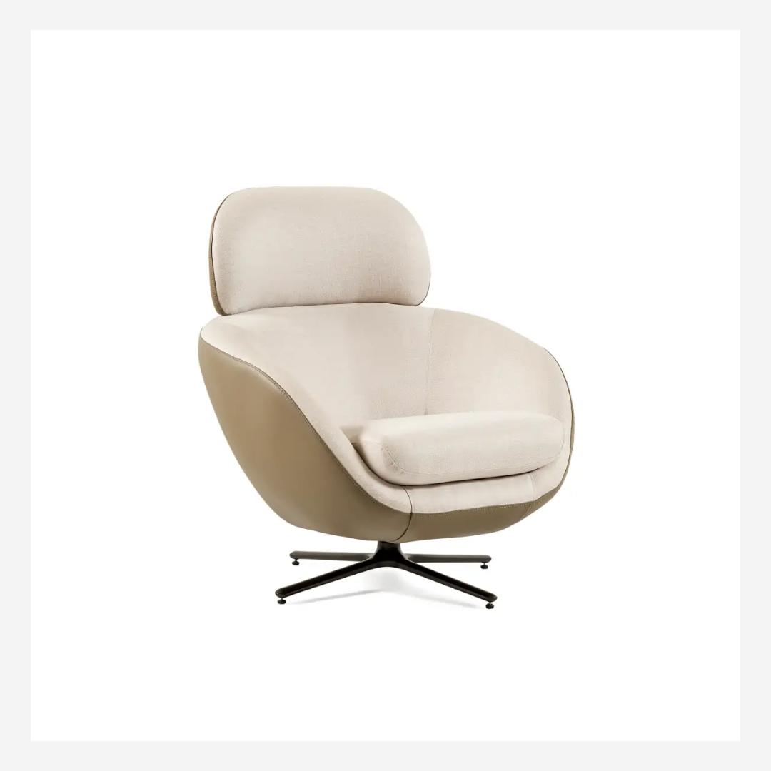 Muntenia Accent Chair & Ottoman