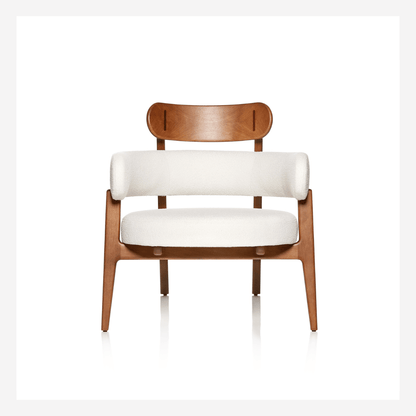 Lapa Accent Chair & Ottoman - Luxus Maison