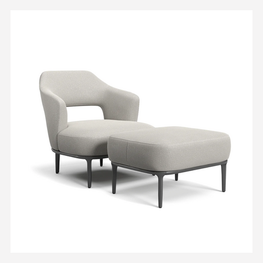 Tirana Accent Chair & Ottoman