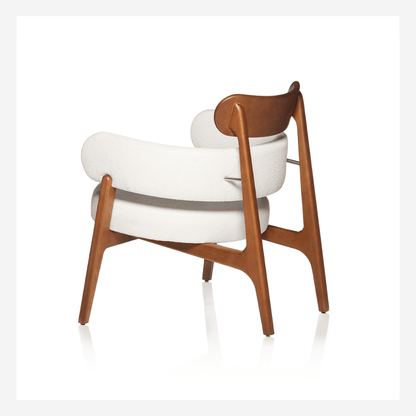 Lapa Accent Chair & Ottoman - Luxus Maison