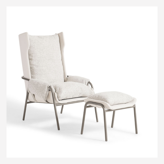 Goya Accent Chair & Ottoman