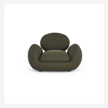 Orbe Accent Chair & Ottoman - Luxus Maison