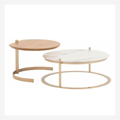 Aro & Axis Coffee & Side Table - Luxus Maison