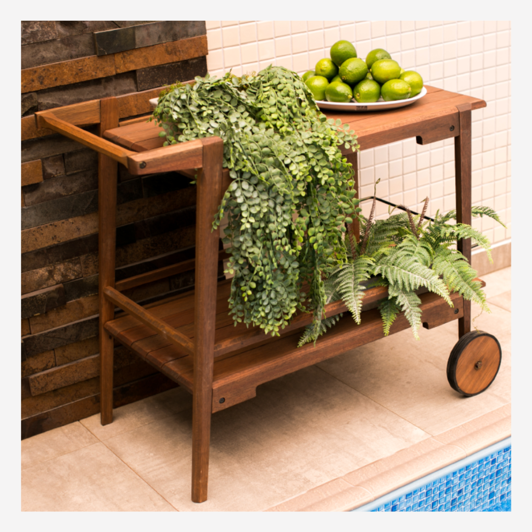 Otero Indoor & Outdoor Bar Cart