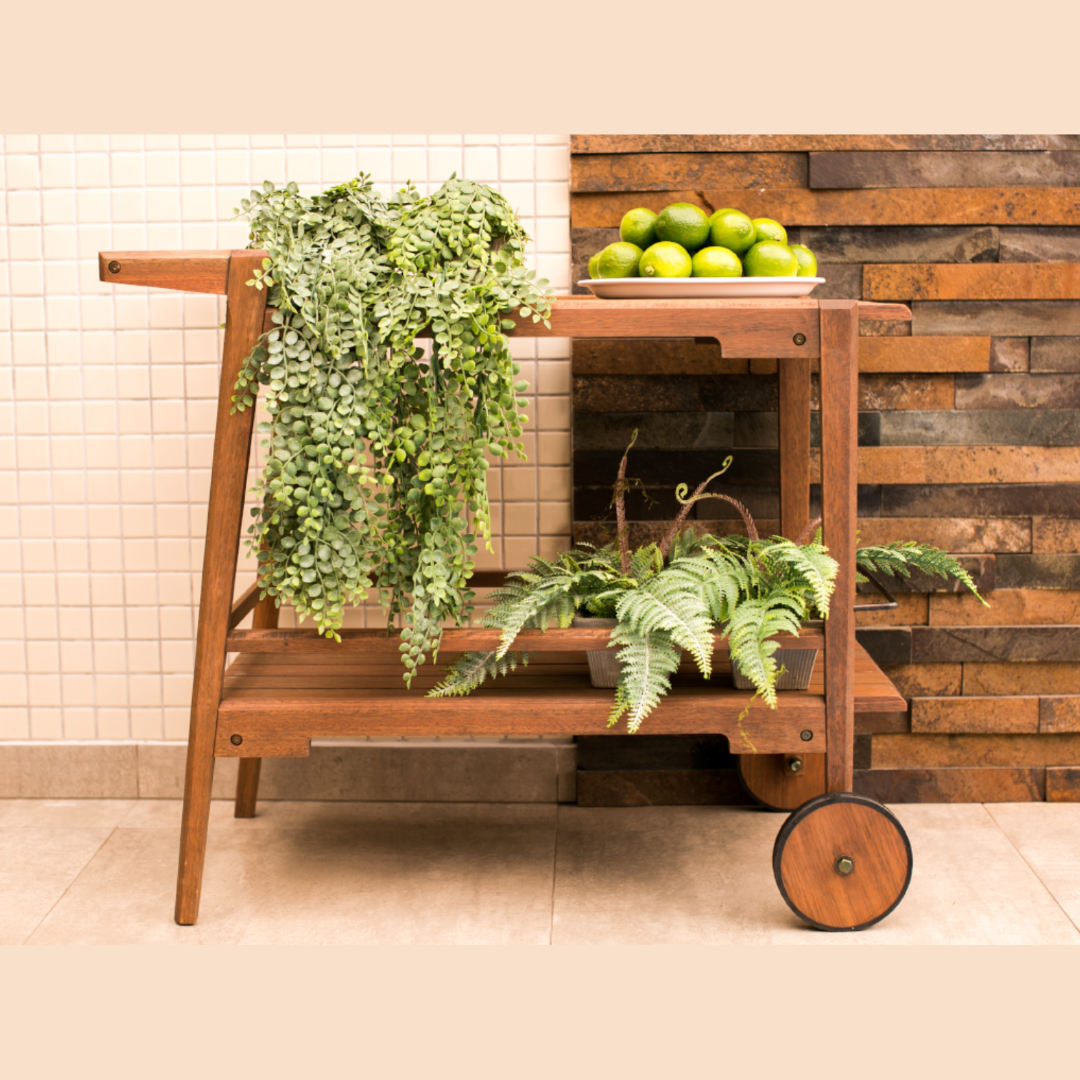 Otero Indoor & Outdoor Bar Cart