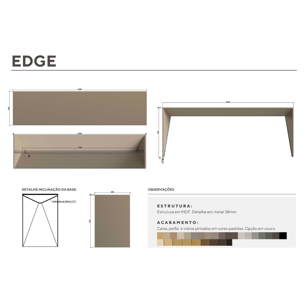 Edge Console Table