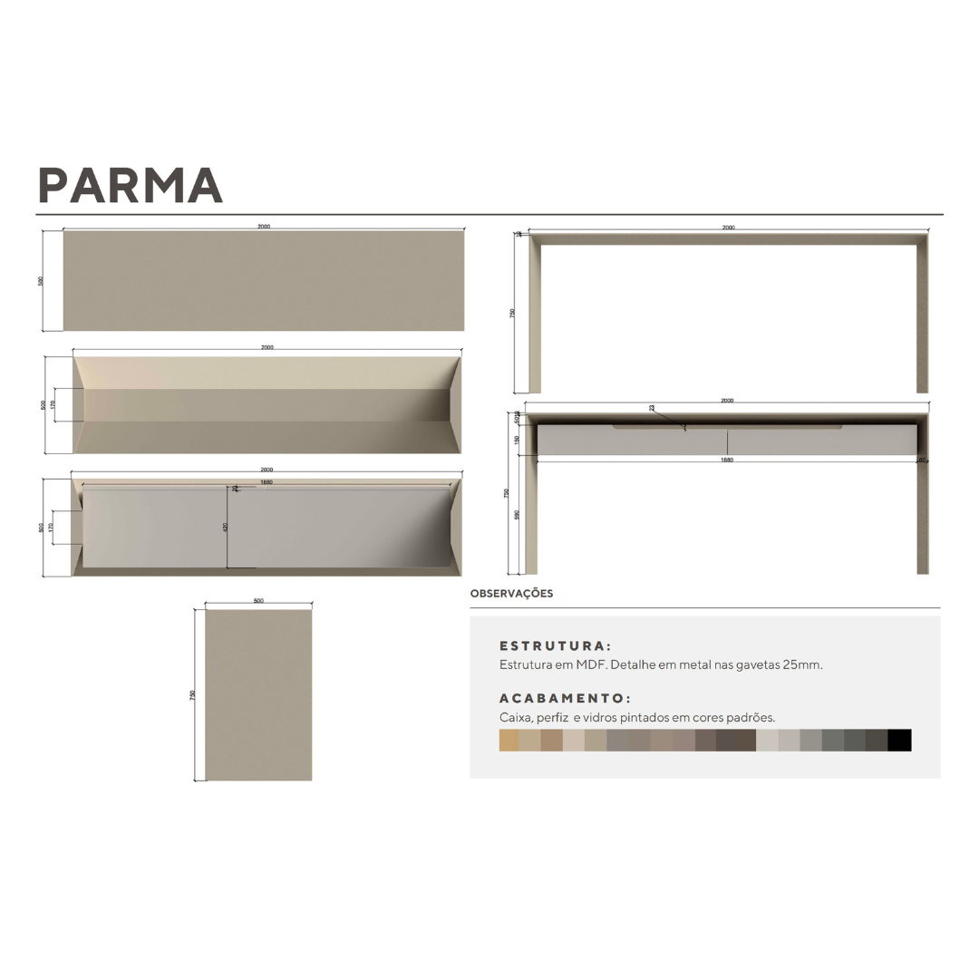 Parma Console Table
