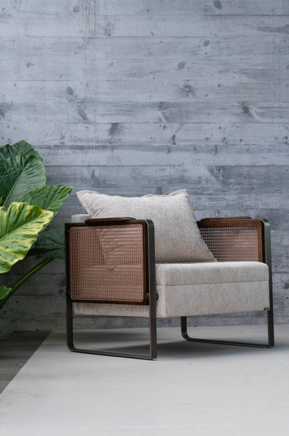 Ari Accent Chair & Ottoman