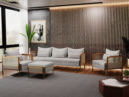 Ari Accent Chair & Ottoman