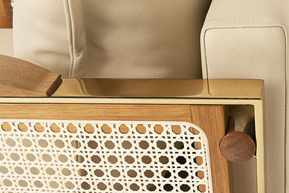 Ari Accent Chair & Ottoman