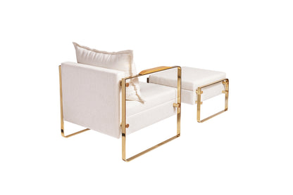 Ari Accent Chair & Ottoman