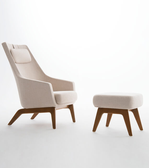 Avond Accent Chair & Ottoman